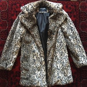 Leopard Print Coat
